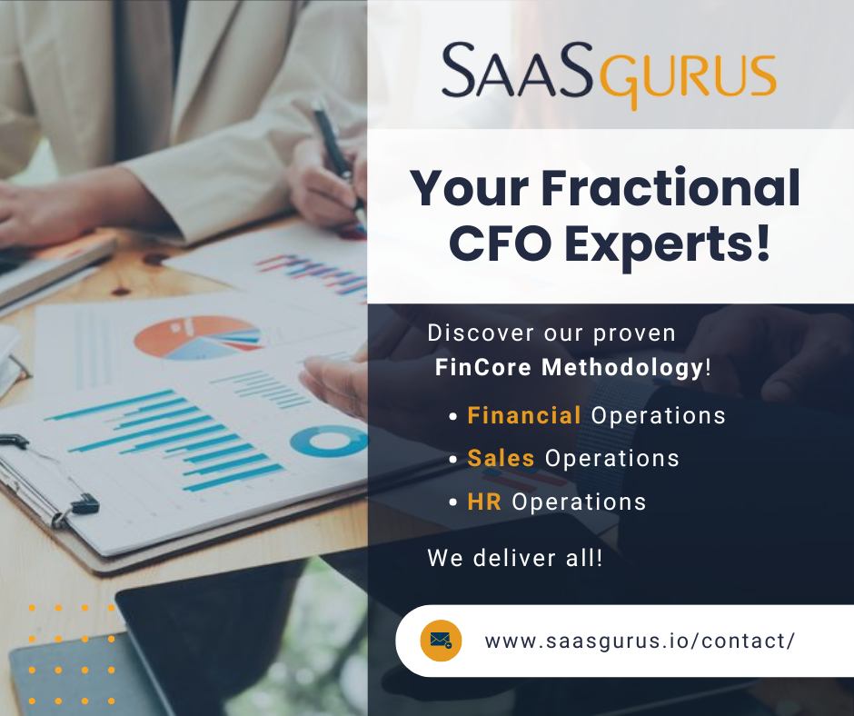 A fractional CFO helps a business owner go over metrics and grow their business.